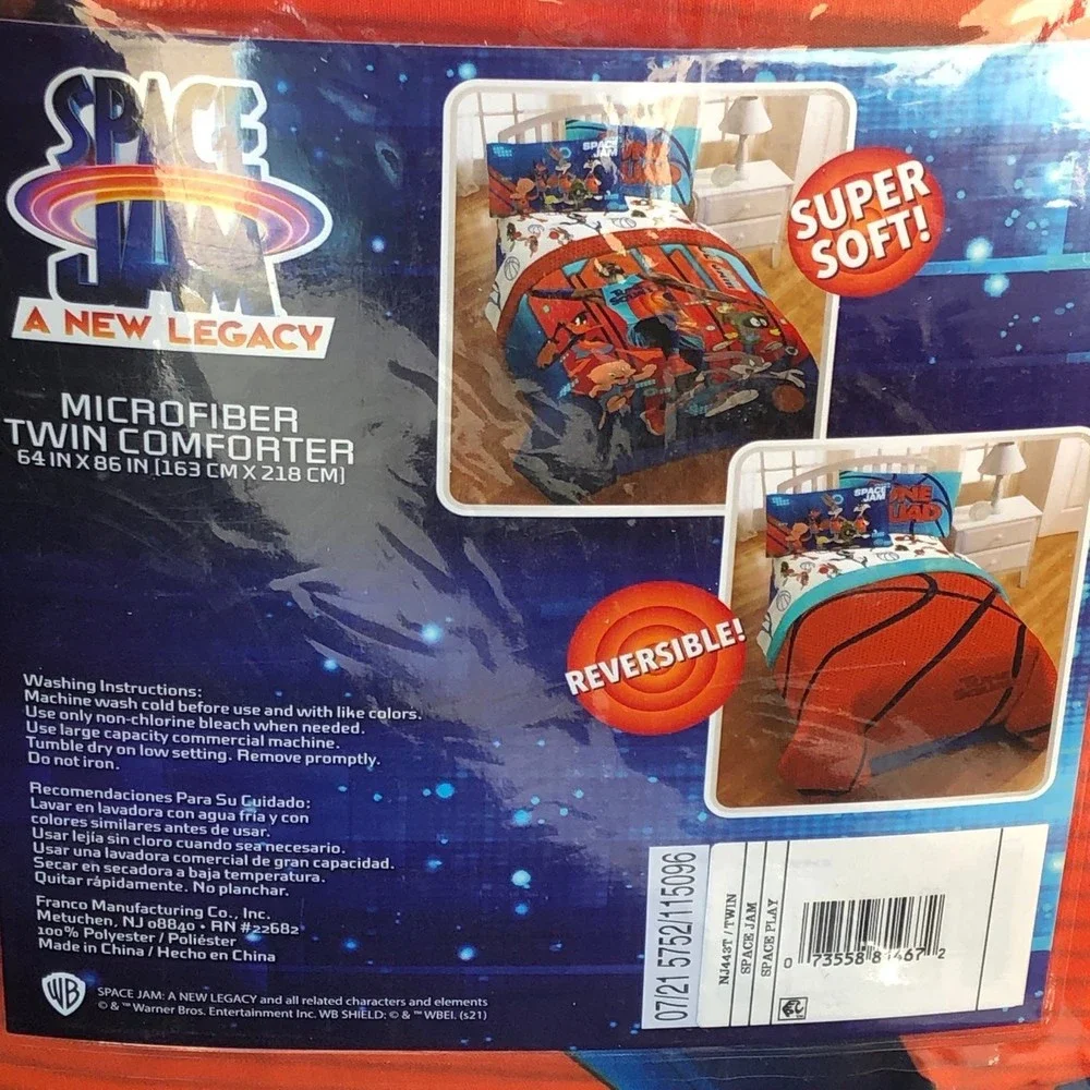 Space Jam A New Legacy LeBron James Twin Sized Comforter